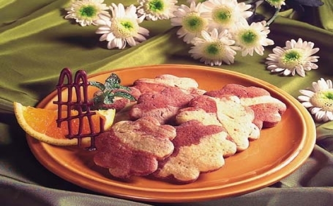 Galletas de naranja y chocolate